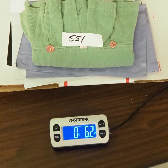 Vintage Bonnie Jean Corduroy Dress Toddler Girl Jumper 4T Heart‎ Embroidery Y2K - Picture 13 of 13